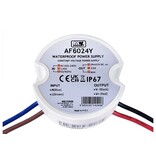 MWPower Mini Waterdichte Voeding ⌀50mm - DC 24V 60 Watt 2.5A - IP66