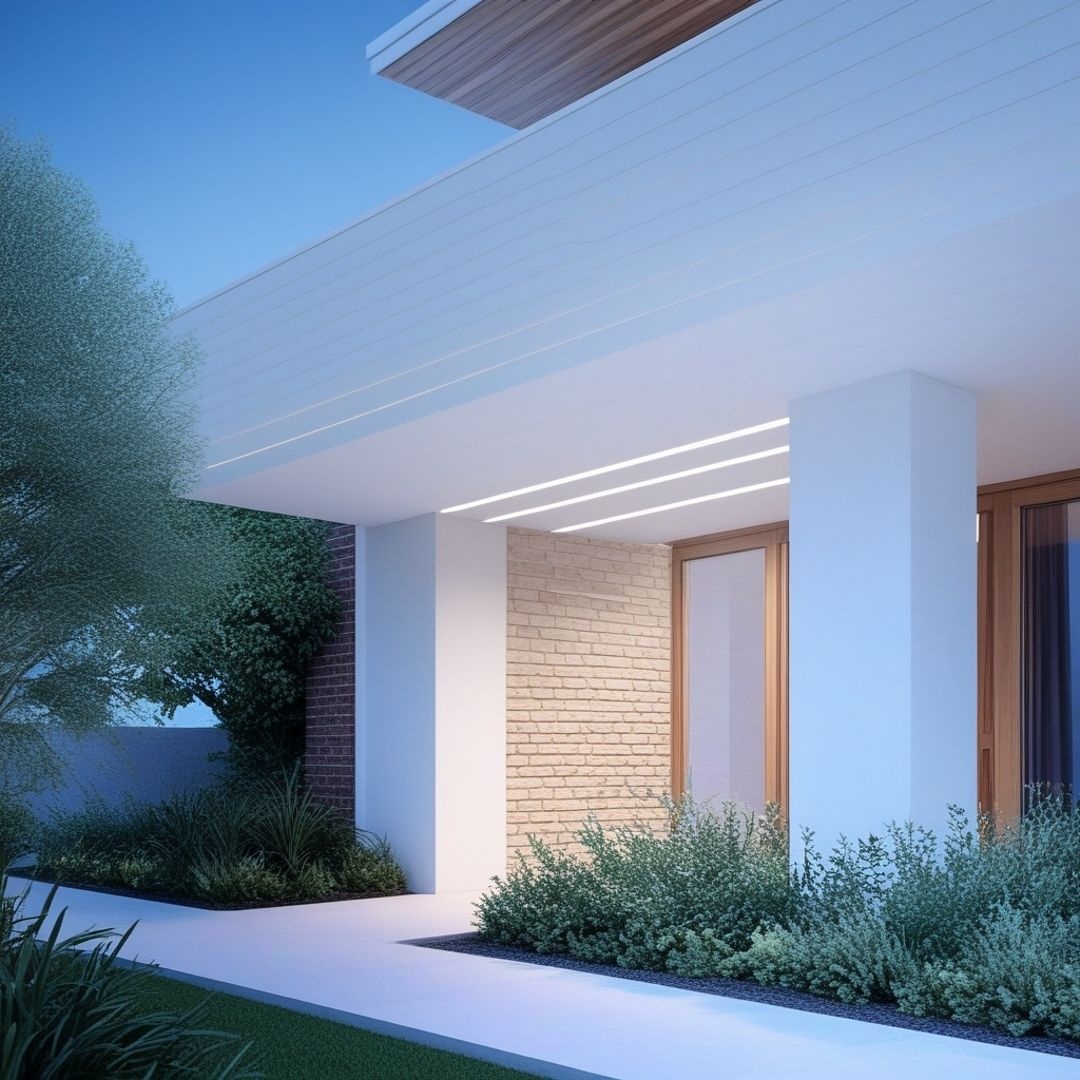 Ledstrip gevel