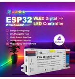 GLEDOPTO Gledopto Elite 4D-EXMU (GL-C-618WL) Geavanceerde WLED Controller | 4 Digitale Outputs | Ethernet, WiFi & Microfoon voor Adresseerbare LED-strips
