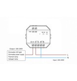 MiLight Miboxer 230 Volt Triac Dimmer module voor afstandsbediening en drukknop