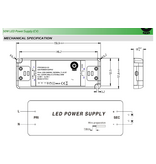 POS-POWER POS-POWER FTPC50V12-C2 Compacte POS Voeding DC 12 Volt 50W 4.16A - IP20