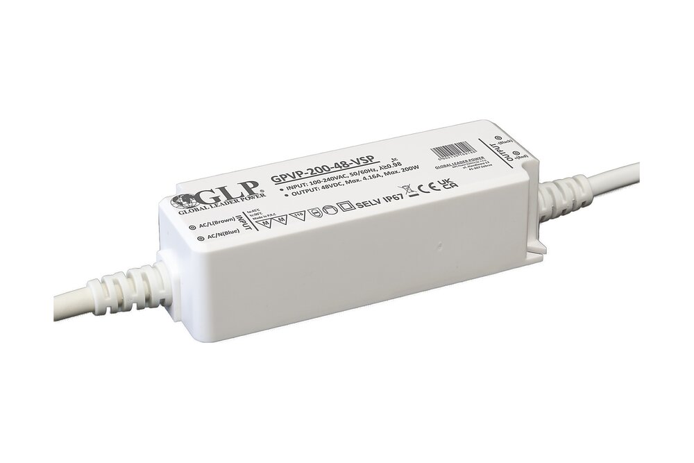 GLP GLP GPVP-200-48-VSP Waterdichte Voeding DC 48V 200 Watt 4.16A - Kunststof