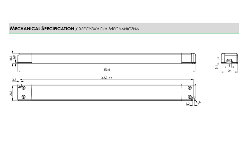 POS-POWER POS-POWER FTPC240V48-S3 Ultra Dunne Voeding DC 48 Volt 240W 5A - IP20