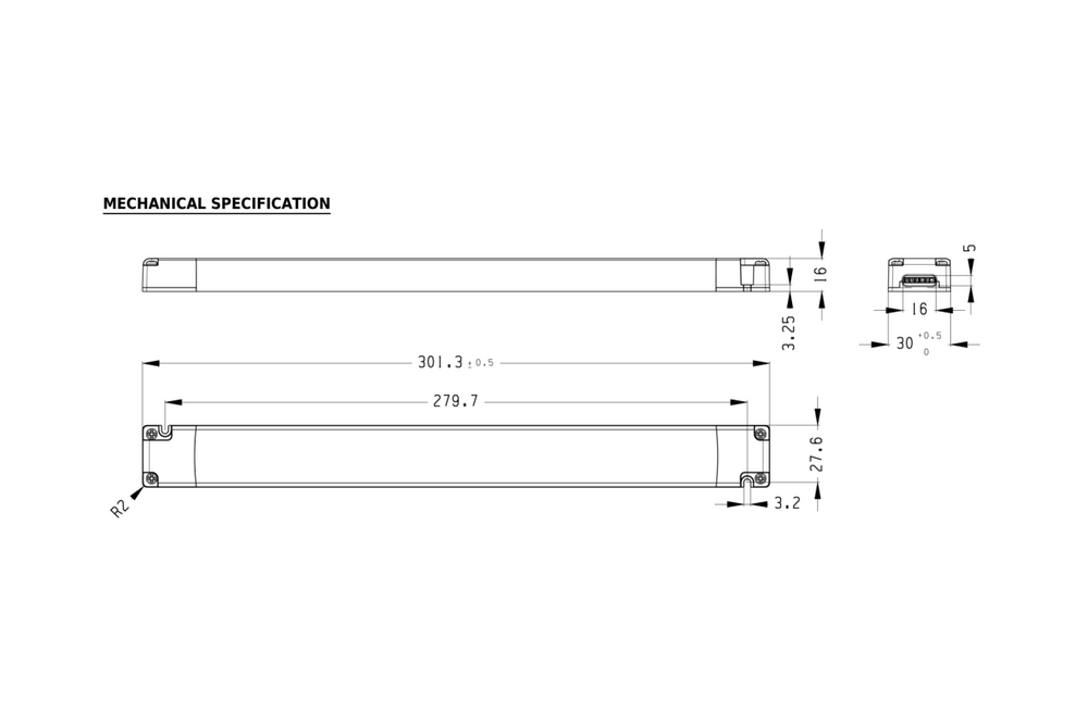 POS-POWER POS-POWER FTPC150V48-S3 Ultra Dunne Constant Voltage Voeding DC 48 Volt 150W 3.125A