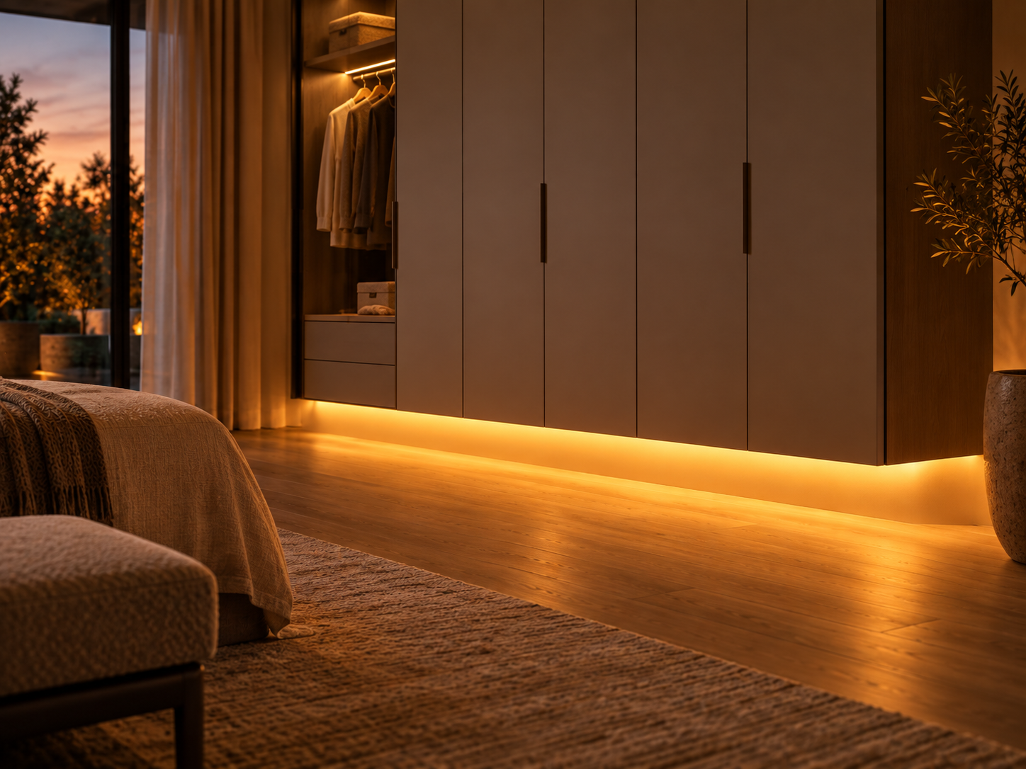Ledstrip onder kast