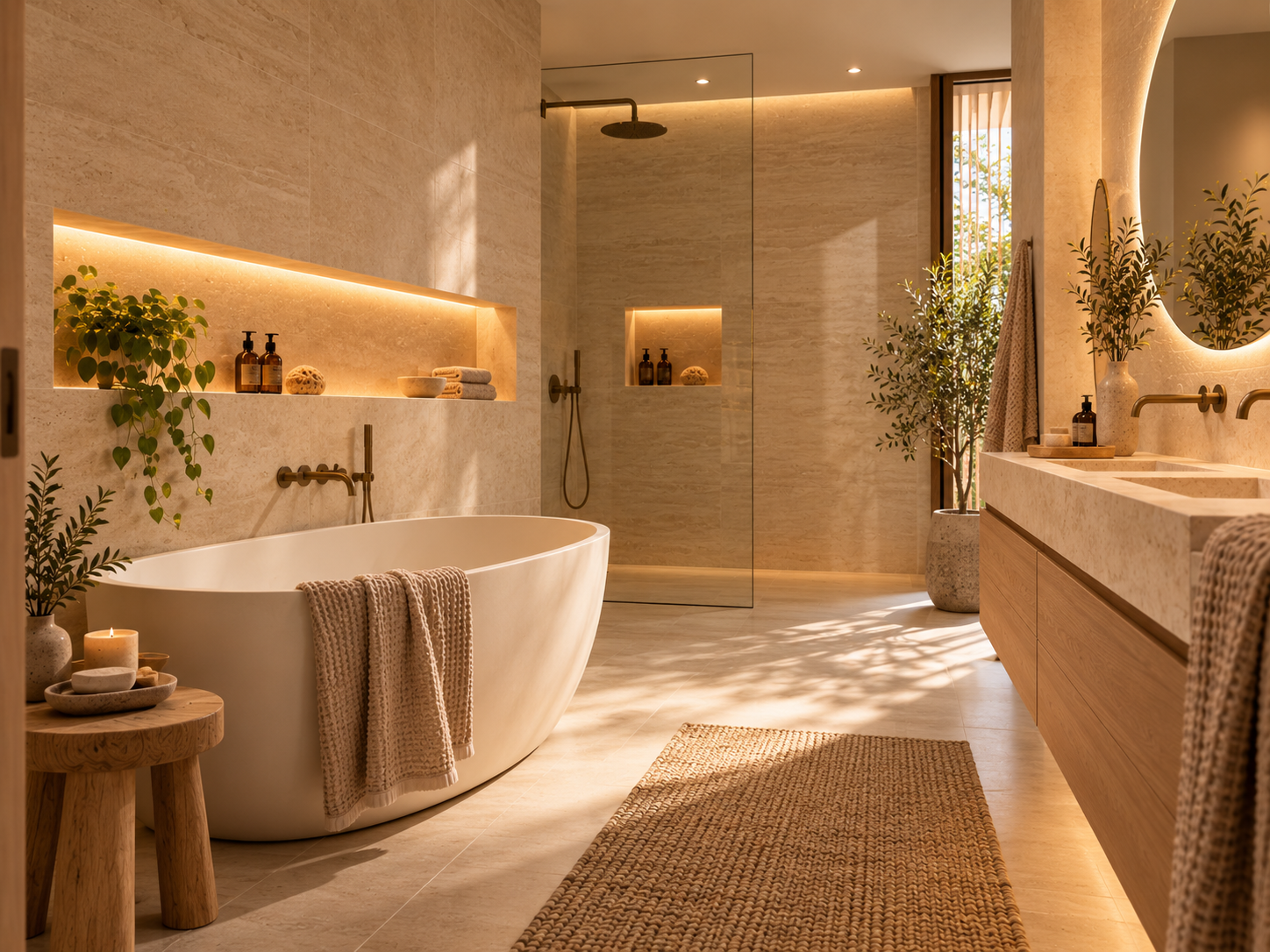 Ledstrip nis badkamer