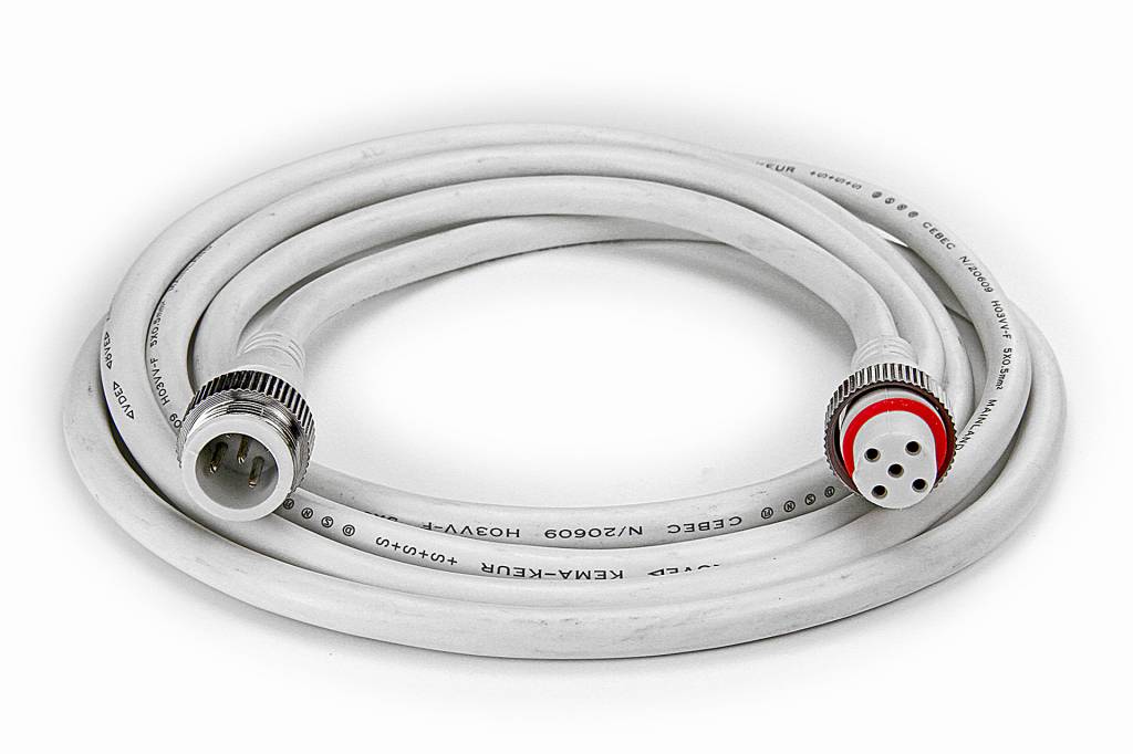 RGBW waterdichte verlengkabel  2  meter meter, 5-pin, IP68