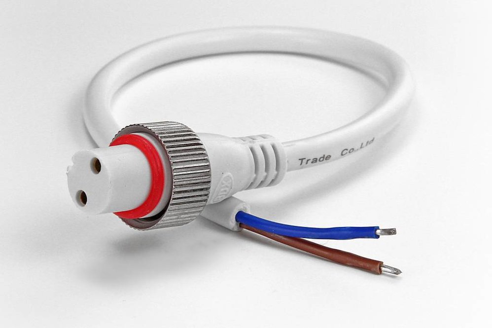 DC pigtail connector IP68 voor waterdichte witte LED strips
