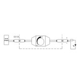 LED draaiknop pot dimmer 12V-24V, 4A