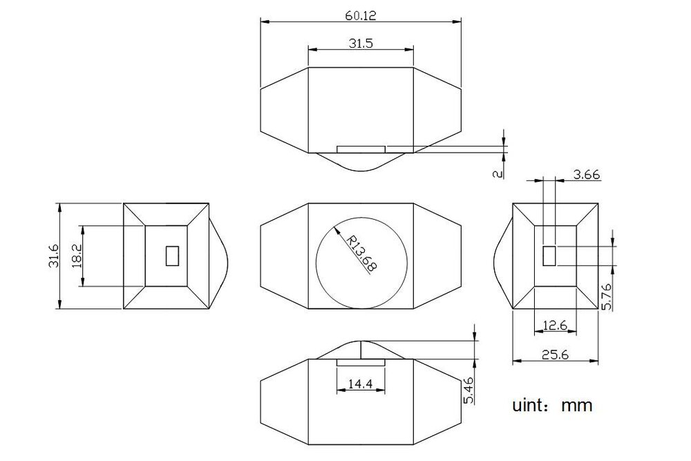 LED draaiknop pot dimmer 12V-24V, 4A