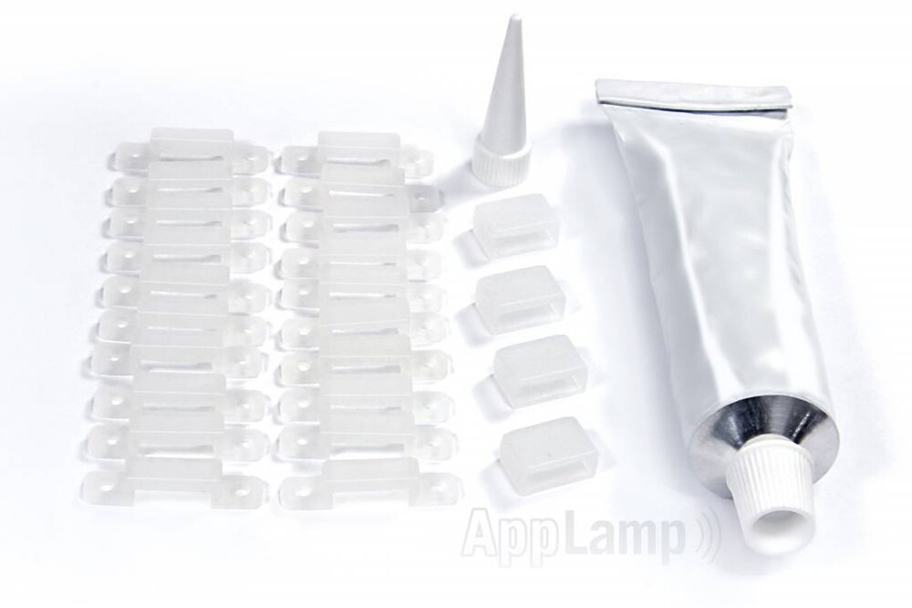 Accessoire set voor waterdichte COB IP68 LED strips