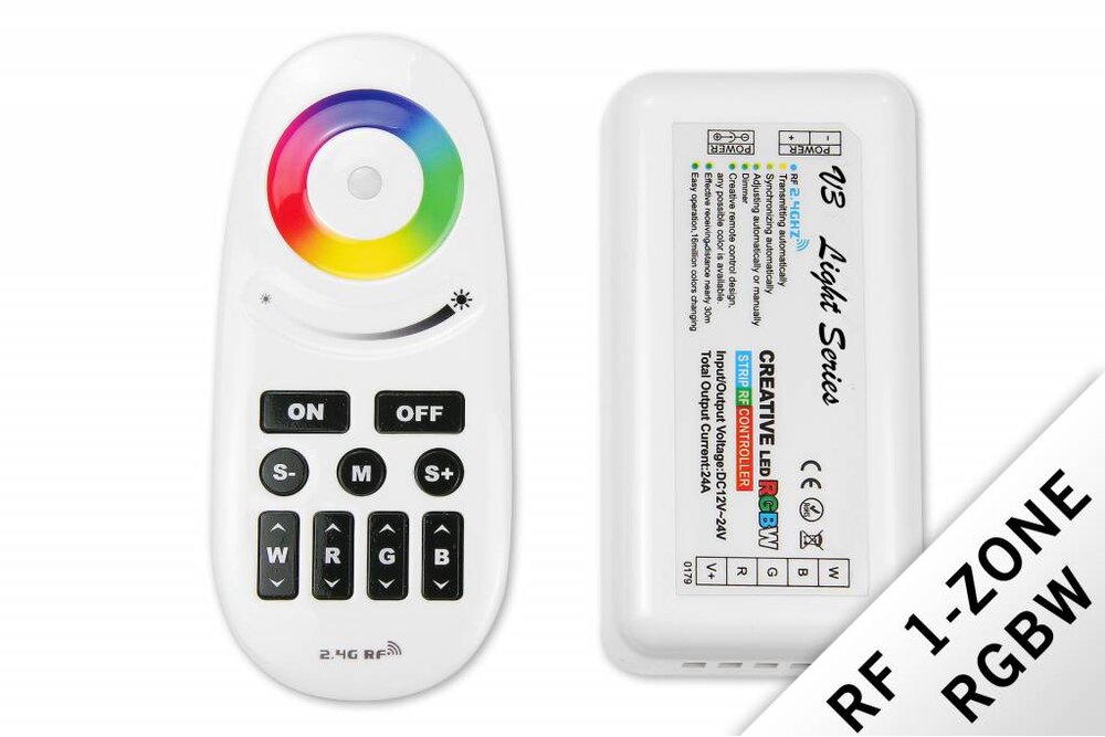 MiLight MiLight  RF RGBW Creative 1-kanaals controller met afstandsbediening 10A