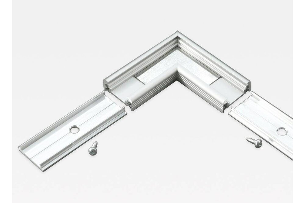 Hoek koppelstuk 90° voor Fluid LED profiel