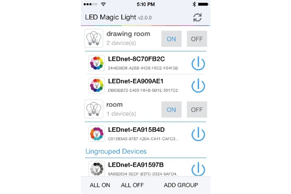 LED Magical Bluetooth CCT kleurtemperatuur LED controller met APP (V2)