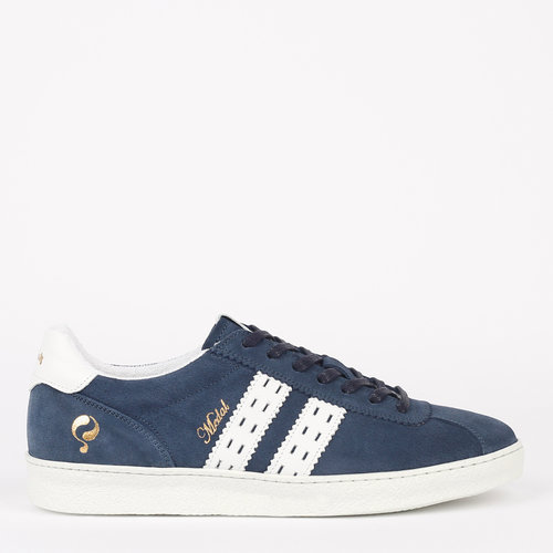 Dames Sneaker Medal - Denim Blauw/Wit