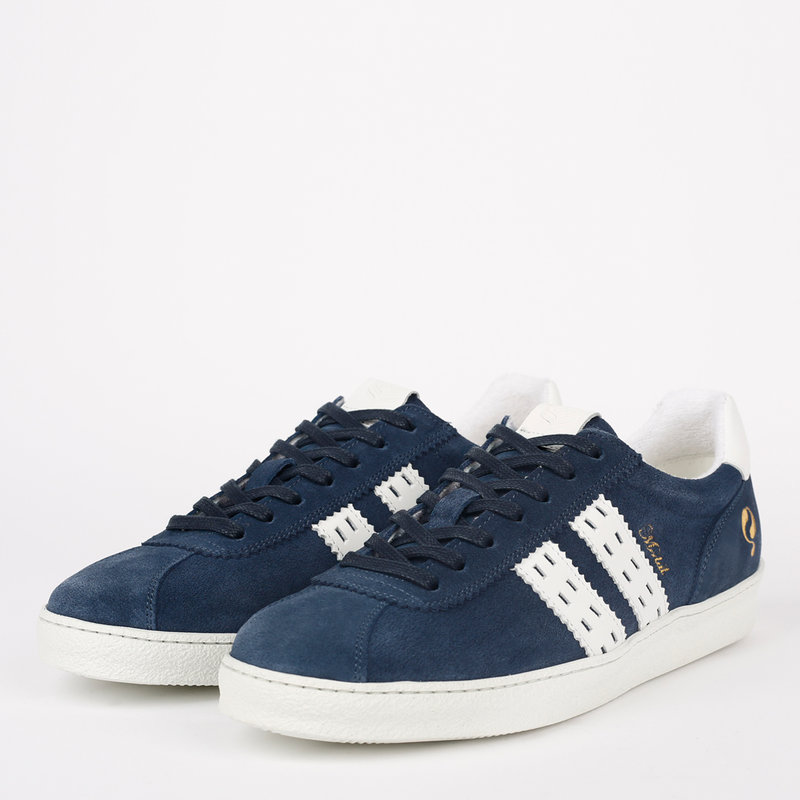 Q1905 Dames Sneaker Medal - Denim Blauw/Wit