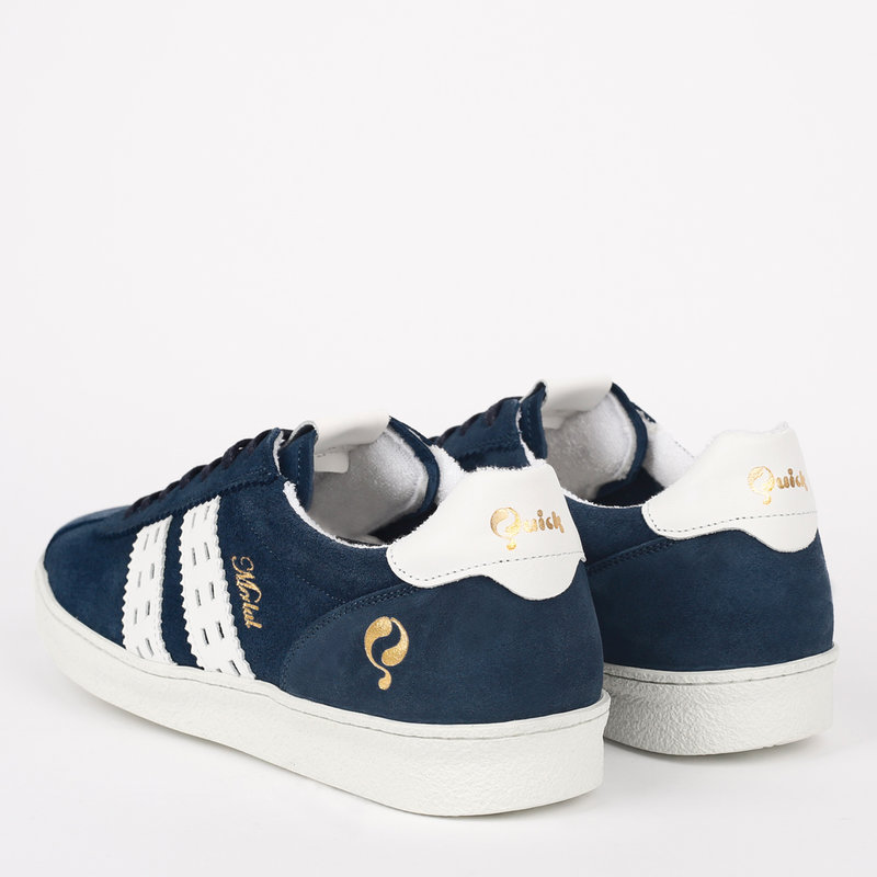 Q1905 Dames Sneaker Medal - Denim Blauw/Wit