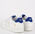 Q1905 Heren Sneaker Medal - Wit/Koningsblauw