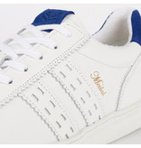 Q1905 Heren Sneaker Medal - Wit/Koningsblauw