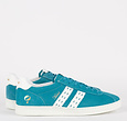 Q1905 Heren Sneaker Medal - Aqua Blauw/Wit