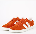 Q1905 Heren Sneaker Medal - Oranje/Wit