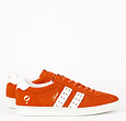 Q1905 Heren Sneaker Medal - Oranje/Wit