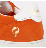 Q1905 Heren Sneaker Medal - Oranje/Wit