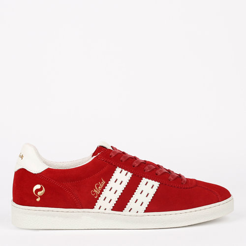 Heren Sneaker Medal - Rood/Wit