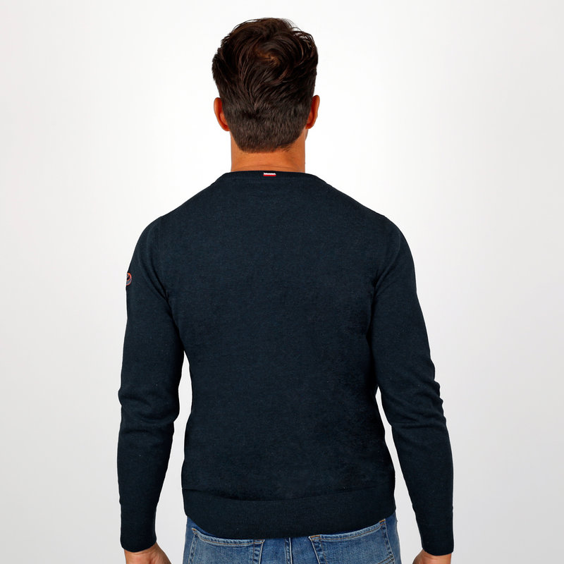 Q1905 Heren Trui Bleiswijk - Denim Blauw