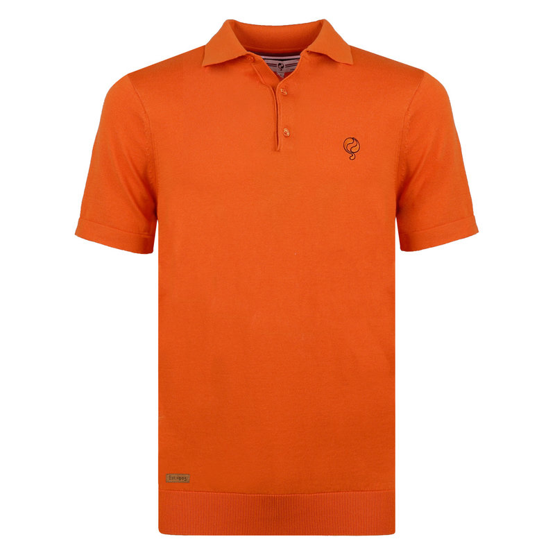 Q1905 Heren Polo Zoutelande - Oranje