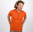 Q1905 Heren Polo Zoutelande - Oranje