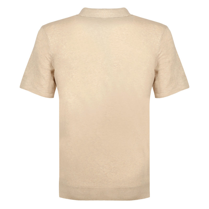 Q1905 Heren Polo Zoutelande - Licht Beige