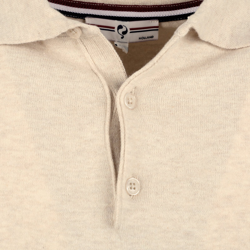 Q1905 Heren Polo Zoutelande - Licht Beige