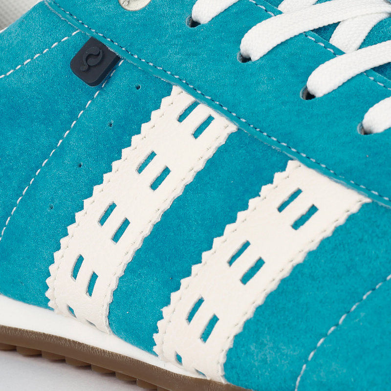 Q1905 Heren Sneaker Typhoon SP - Aqua Blauw/Wit