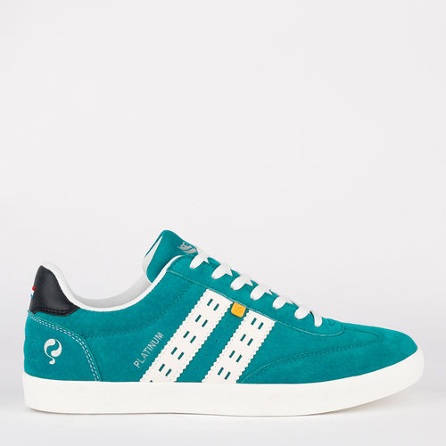 Heren Sneaker Platinum - Aqua Blauw/Wit