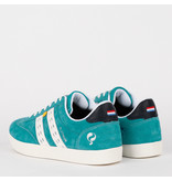 Q1905 Heren Sneaker Platinum - Aqua Blauw/Wit