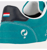 Q1905 Heren Sneaker Platinum - Aqua Blauw/Wit