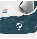 Q1905 Heren Sneaker Platinum - Marine Blauw/Wit