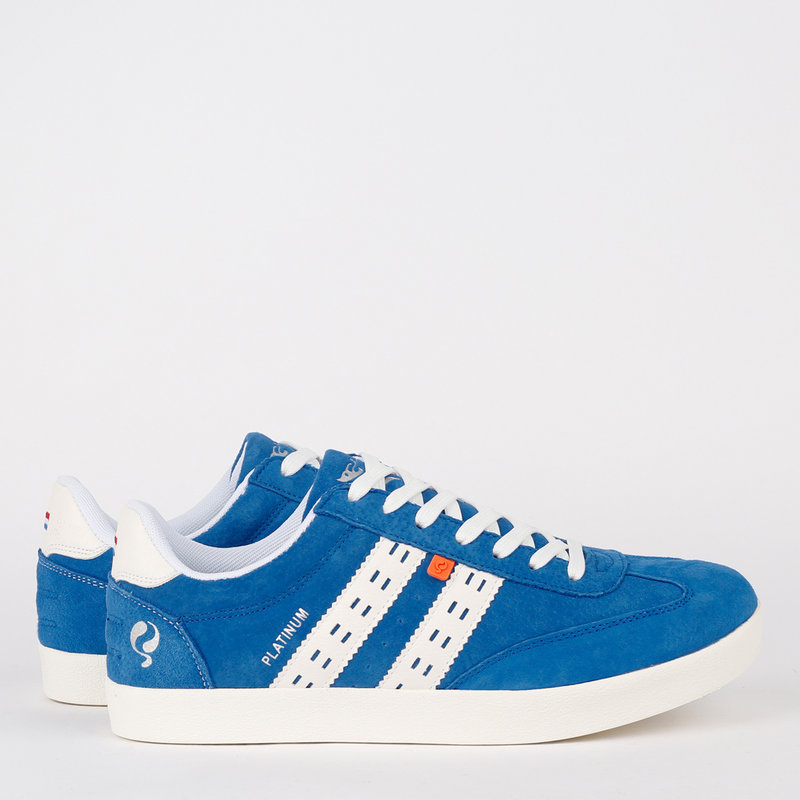 Q1905 Heren Sneaker Platinum - Koningsblauw/Wit