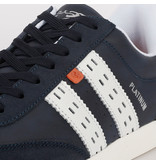 Q1905 Heren Sneaker Platinum - Donkerblauw/Wit