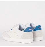 Q1905 Heren Sneaker Platinum - Wit/Koningsblauw