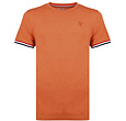 Q1905 Heren T-Shirt Katwijk - Koper Oranje