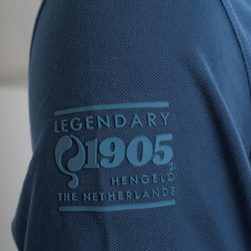 Q1905 Heren Polo Zuidland - Marine Blauw