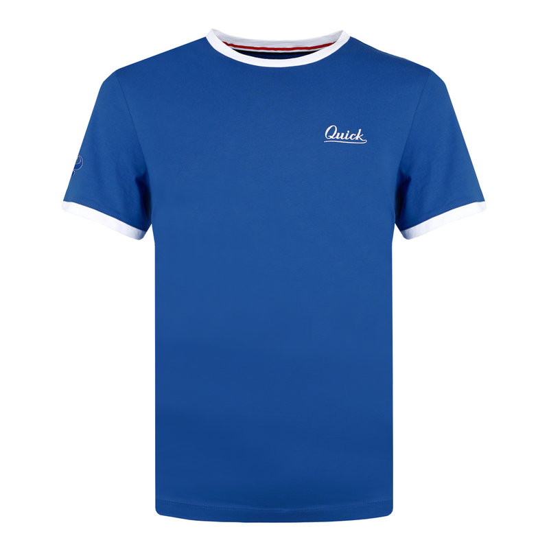Q1905 Heren T-Shirt Captain - Koningsblauw/Wit
