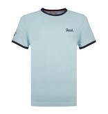 Q1905 Heren T-Shirt Captain - Lichtblauw/Donkerblauw