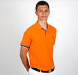 Q1905 Heren Polo Stroke - NL Oranje