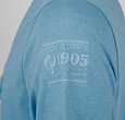 Q1905 Heren T-Shirt Renesse - Licht Atlanta Blauw