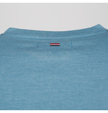 Q1905 Heren T-Shirt Renesse - Licht Atlanta Blauw