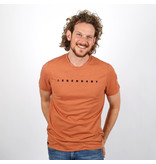 Q1905 Heren T-Shirt Duinzicht - Koper Oranje