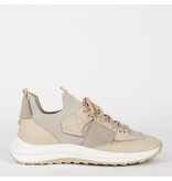 Q1905 Dames sneaker Leersum  -  Taupe